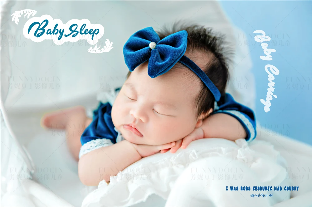 芳妮豆丁儿童摄影 米诺宝蓝