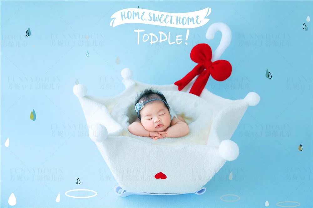 芳妮豆丁儿童摄影 纯真绒伞