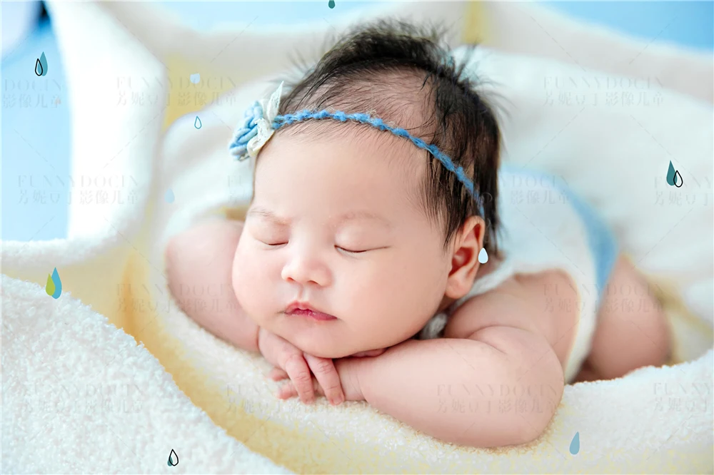 芳妮豆丁儿童摄影 纯真绒伞