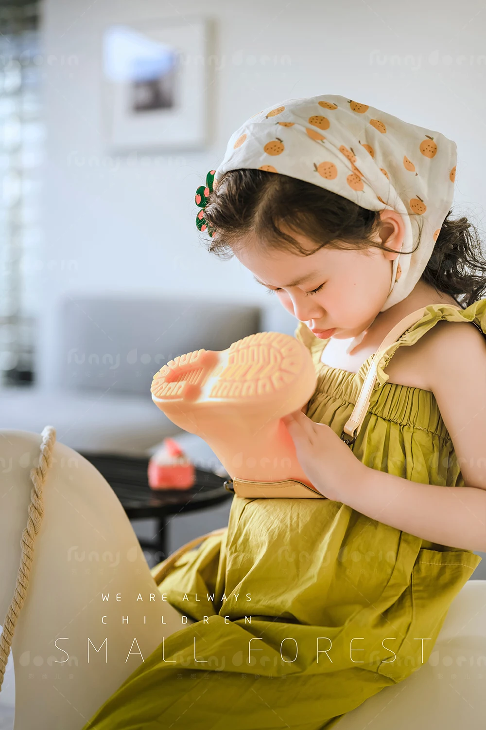 芳妮豆丁儿童摄影 毛毛咖喱