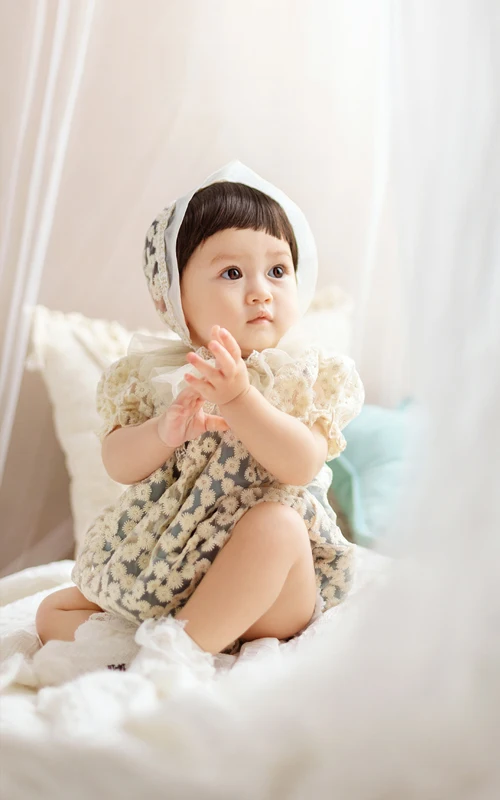 芳妮豆丁儿童摄影 雏菊小花仙