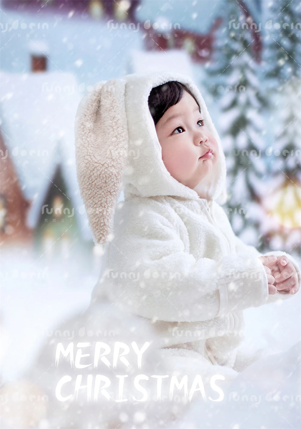 芳妮豆丁儿童摄影 雪国童话