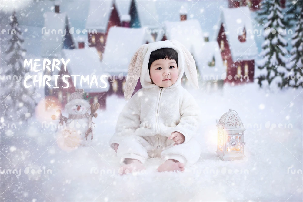 芳妮豆丁儿童摄影 雪国童话