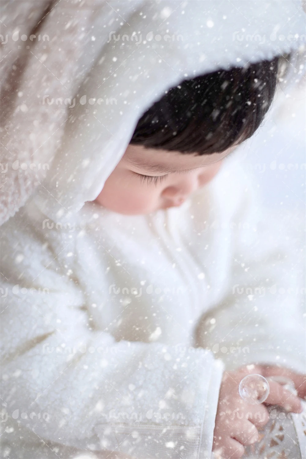 芳妮豆丁儿童摄影 雪国童话