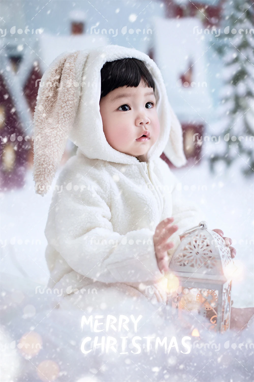 芳妮豆丁儿童摄影 雪国童话