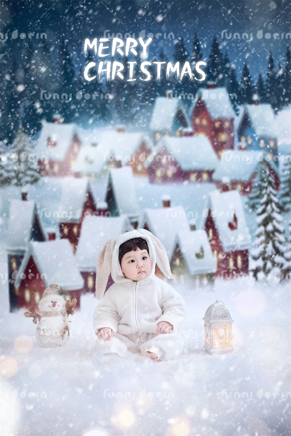 芳妮豆丁儿童摄影 雪国童话