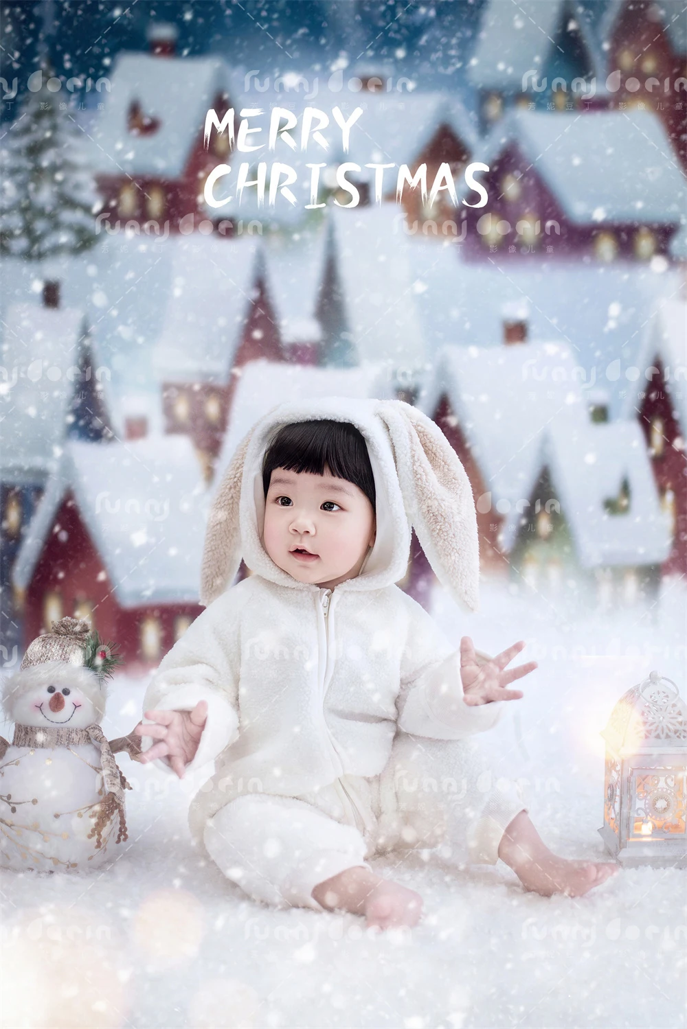 芳妮豆丁儿童摄影 雪国童话