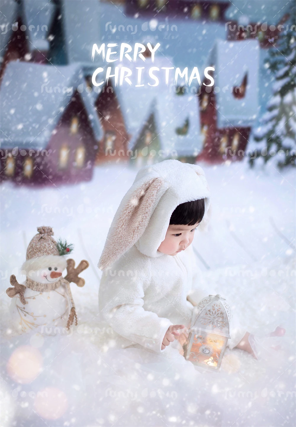 芳妮豆丁儿童摄影 雪国童话