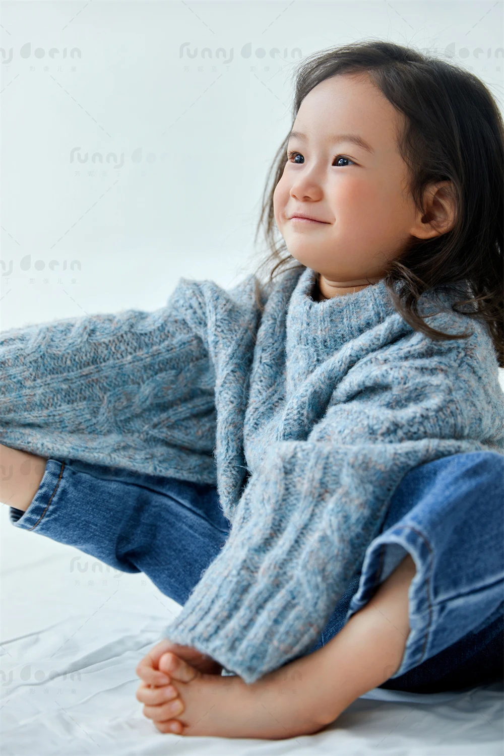 芳妮豆丁儿童摄影 蓝色幻想