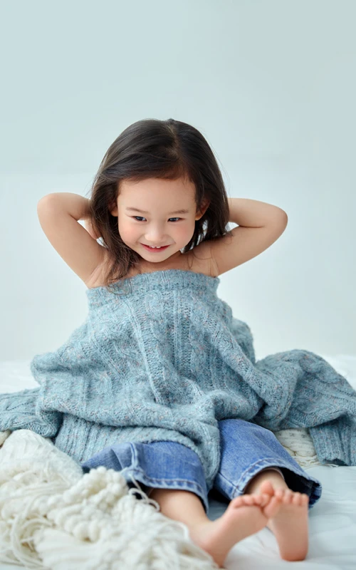 芳妮豆丁儿童摄影 蓝色幻想