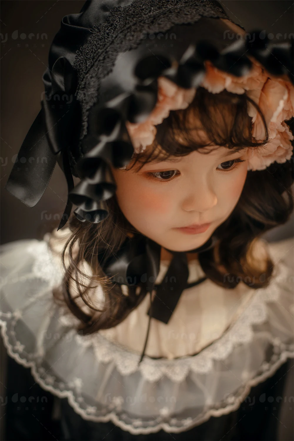 芳妮豆丁儿童摄影 克莉丝油画