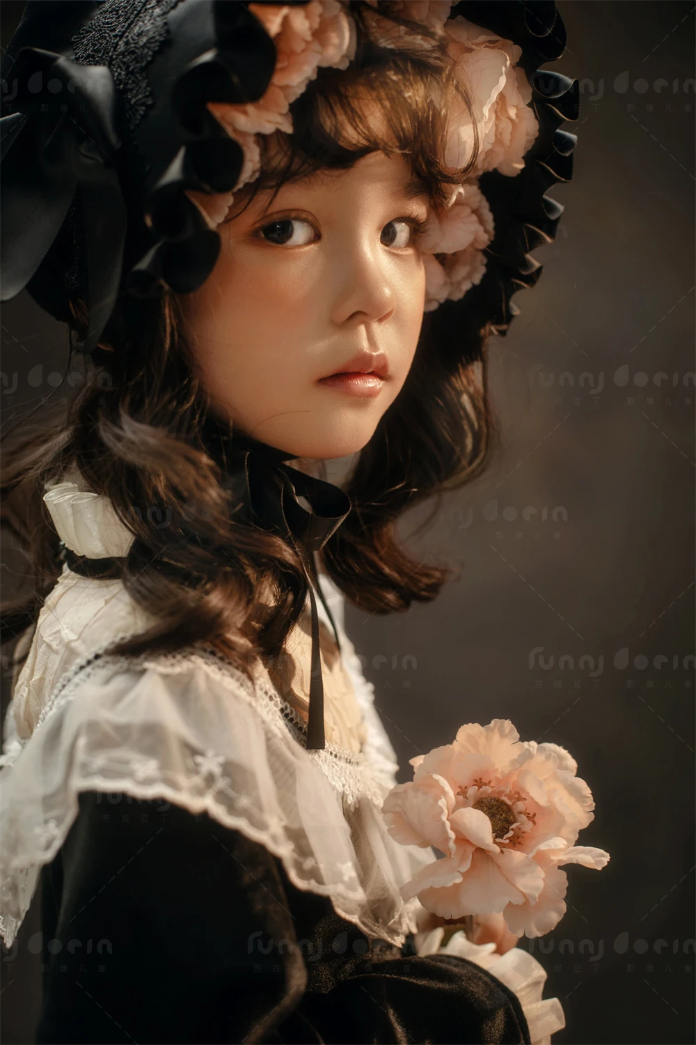 芳妮豆丁儿童摄影 克莉丝油画