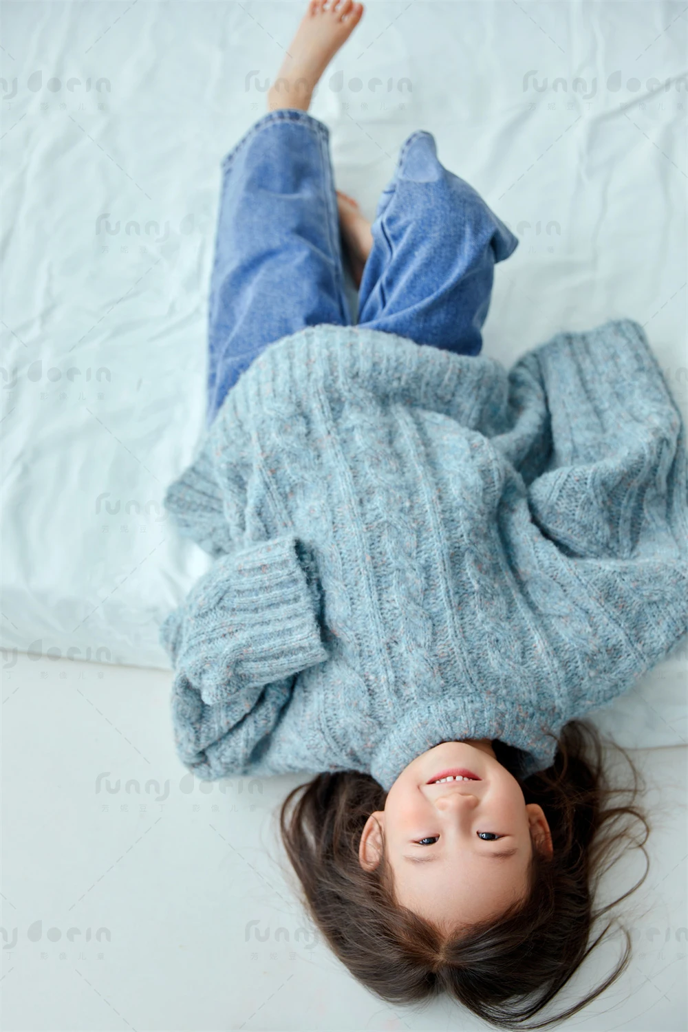 芳妮豆丁儿童摄影 蓝色幻想