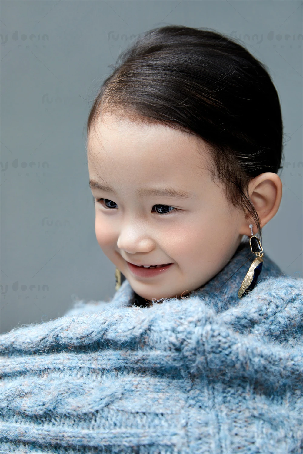 芳妮豆丁儿童摄影 蓝色幻想