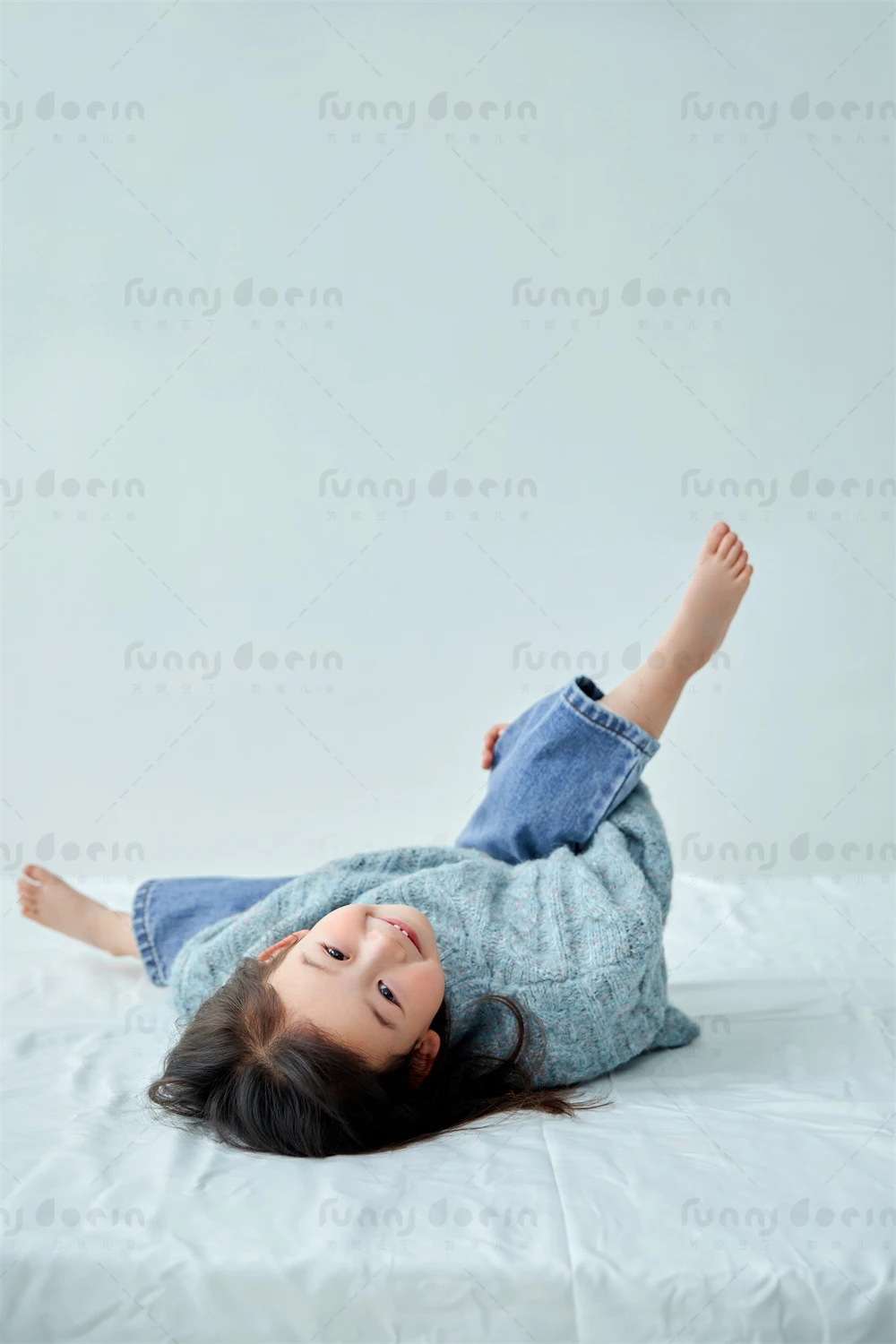 芳妮豆丁儿童摄影 蓝色幻想