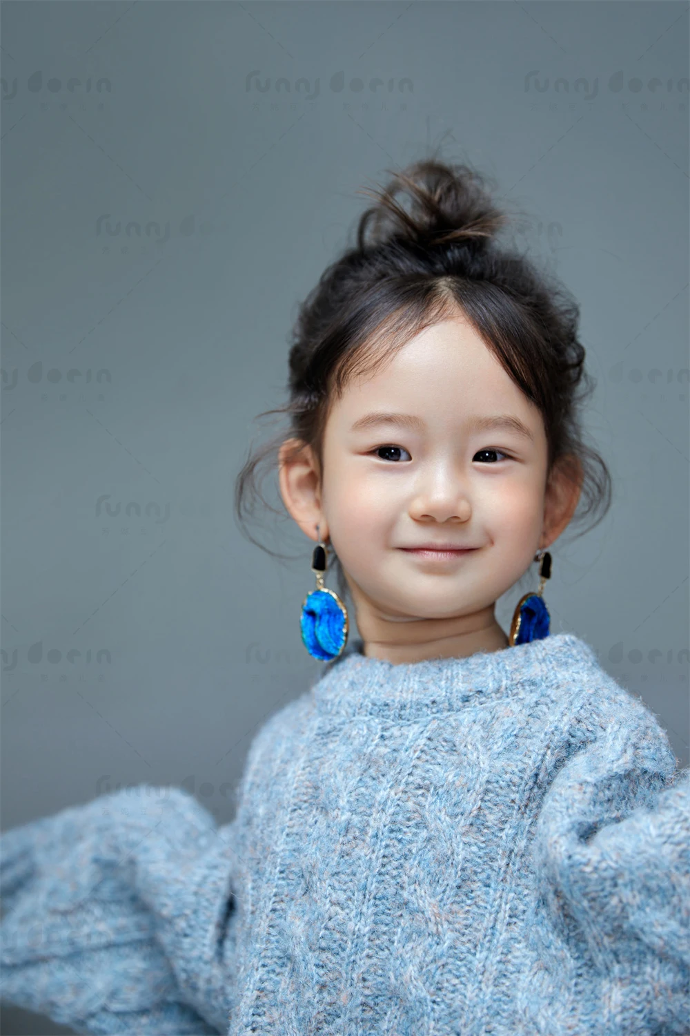 芳妮豆丁儿童摄影 蓝色幻想