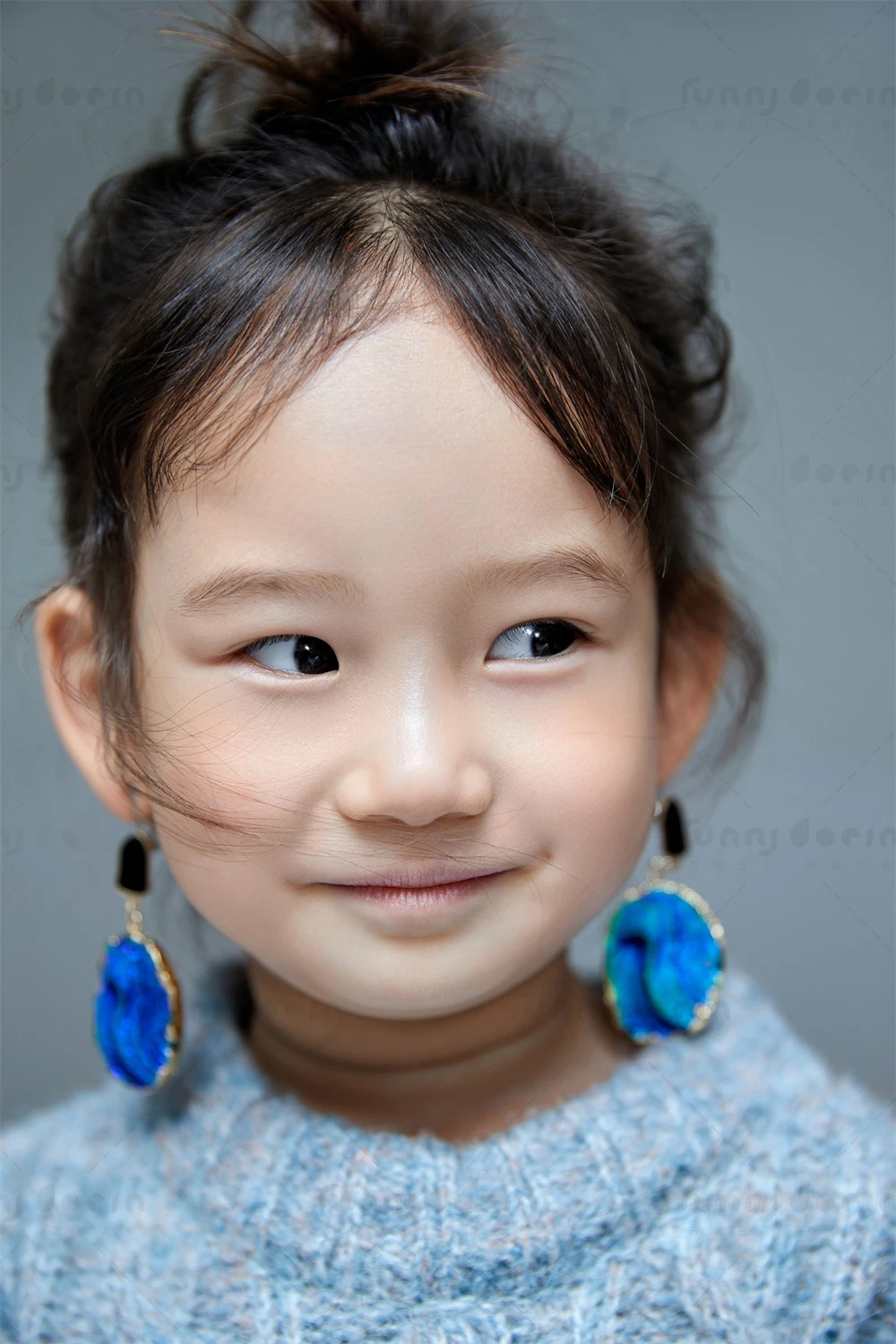 芳妮豆丁儿童摄影 蓝色幻想