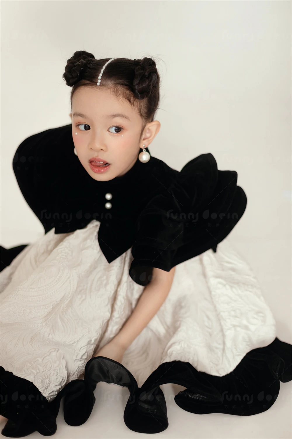 芳妮豆丁儿童摄影 珍珠女郎