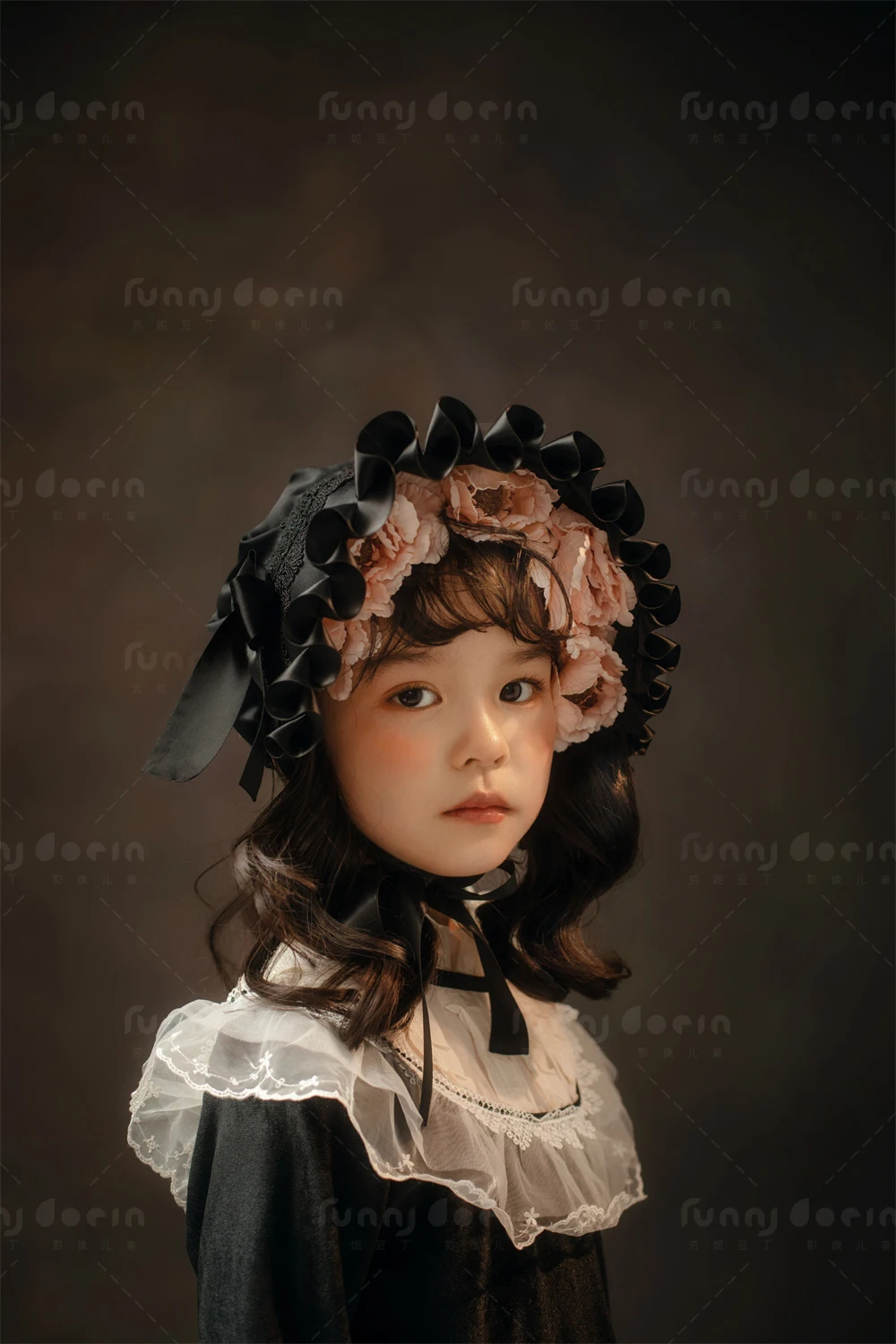 芳妮豆丁儿童摄影 克莉丝油画