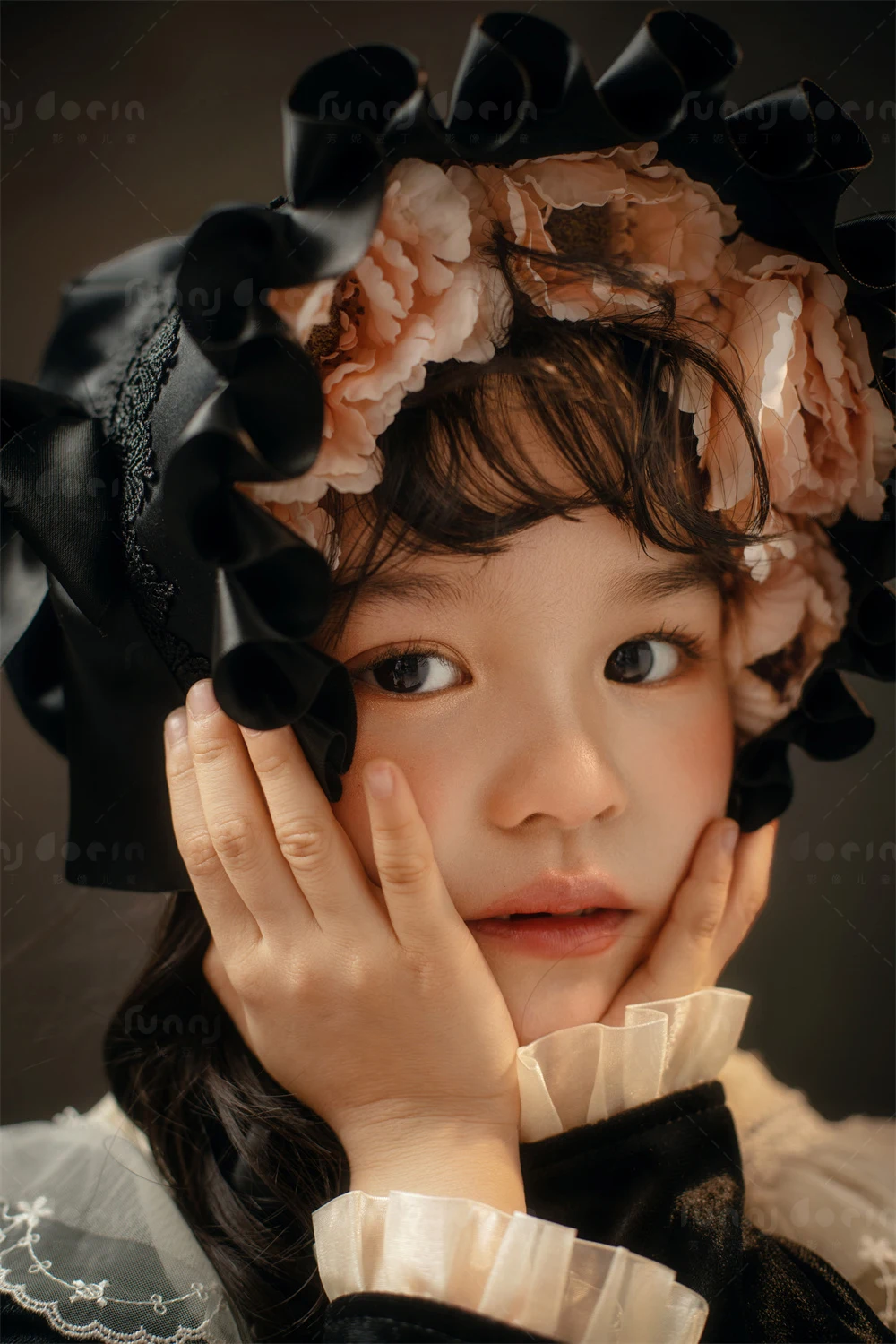 芳妮豆丁儿童摄影 克莉丝油画