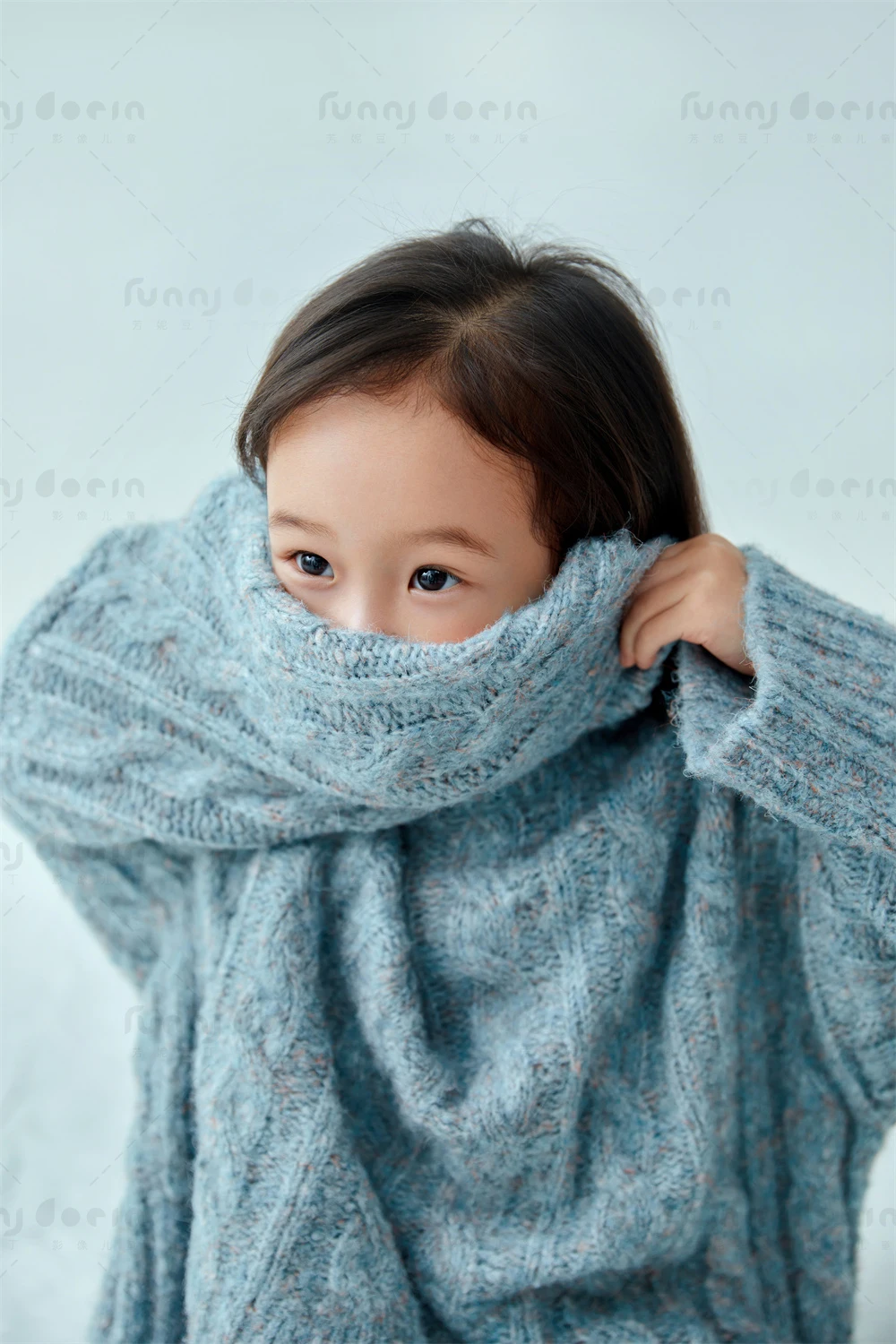 芳妮豆丁儿童摄影 蓝色幻想