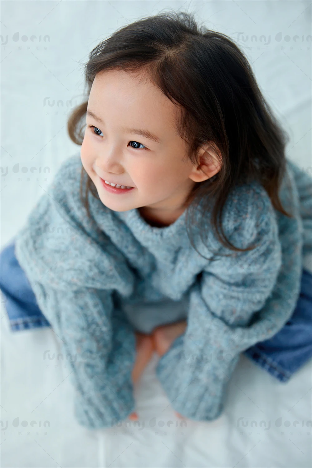 芳妮豆丁儿童摄影 蓝色幻想