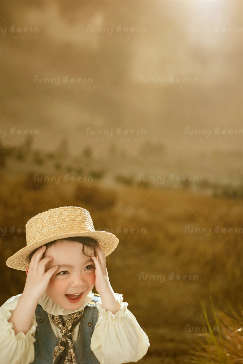 芳妮豆丁儿童摄影 几缕麦香