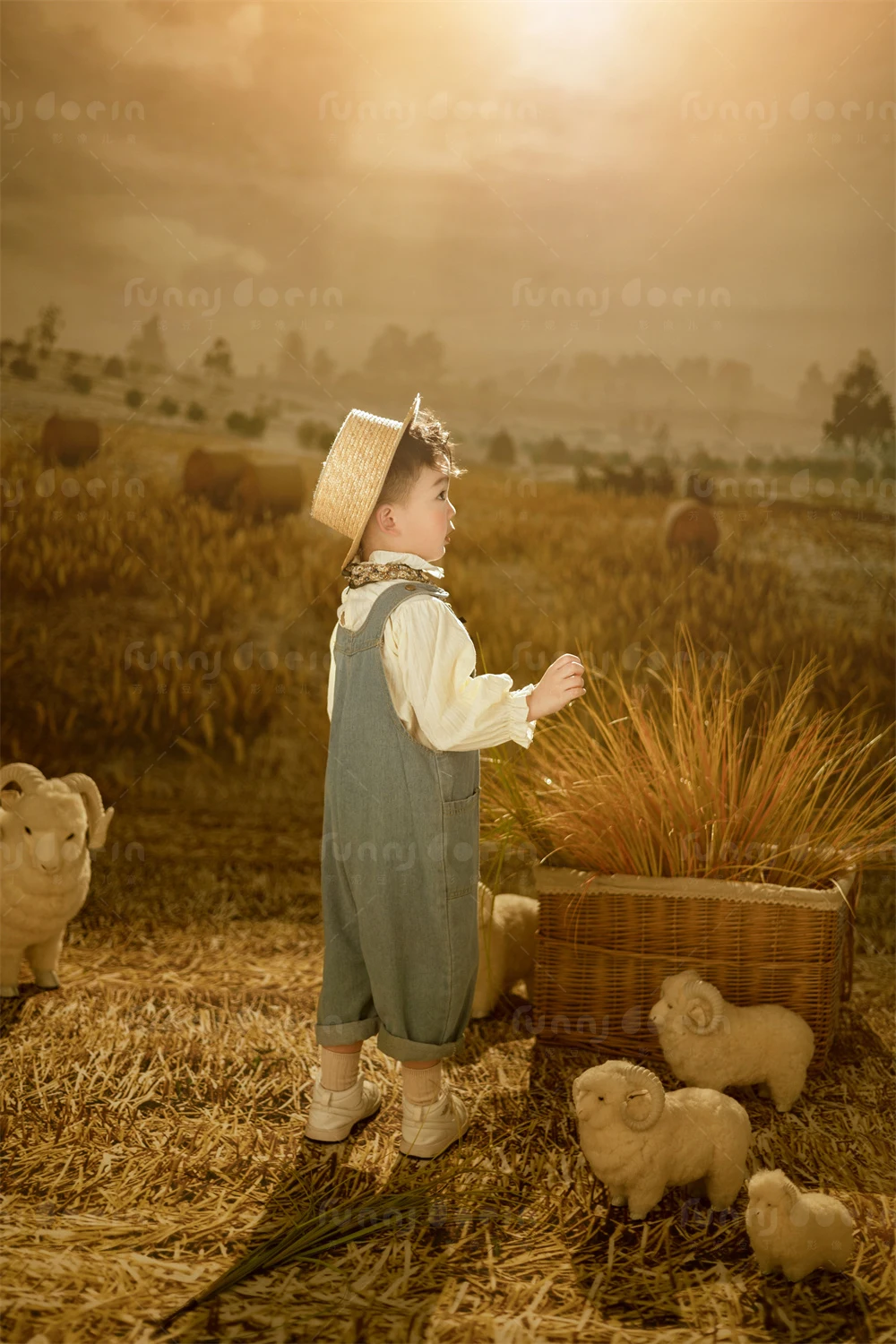 芳妮豆丁儿童摄影 几缕麦香