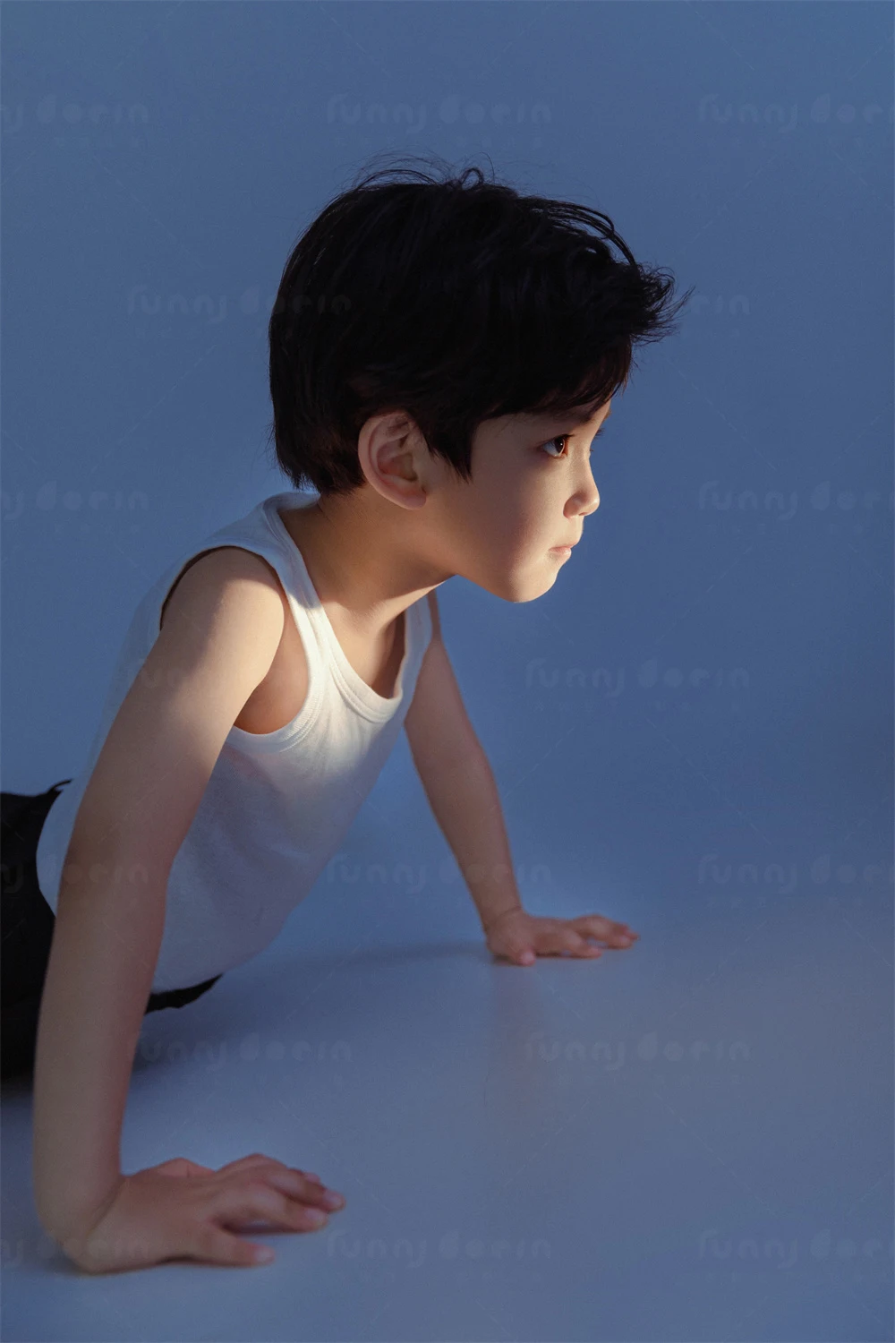 芳妮豆丁儿童摄影 气质蓝调