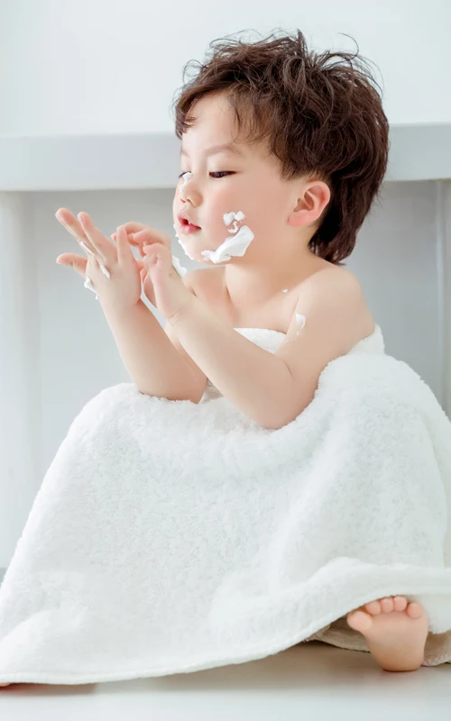 芳妮豆丁儿童摄影 棉花糖泡泡浴