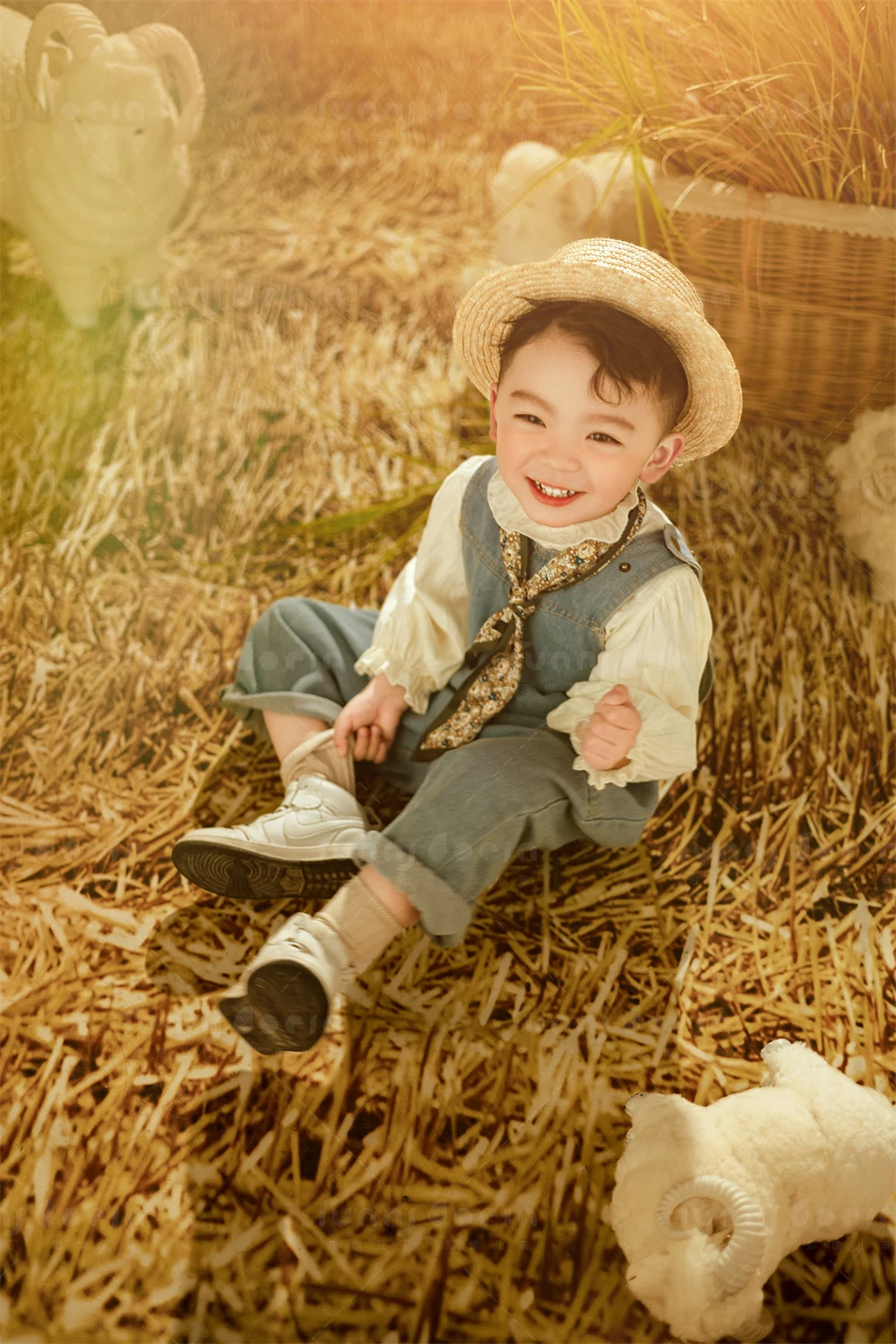 芳妮豆丁儿童摄影 几缕麦香