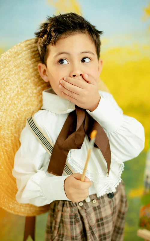 芳妮豆丁儿童摄影 小小画家采风记