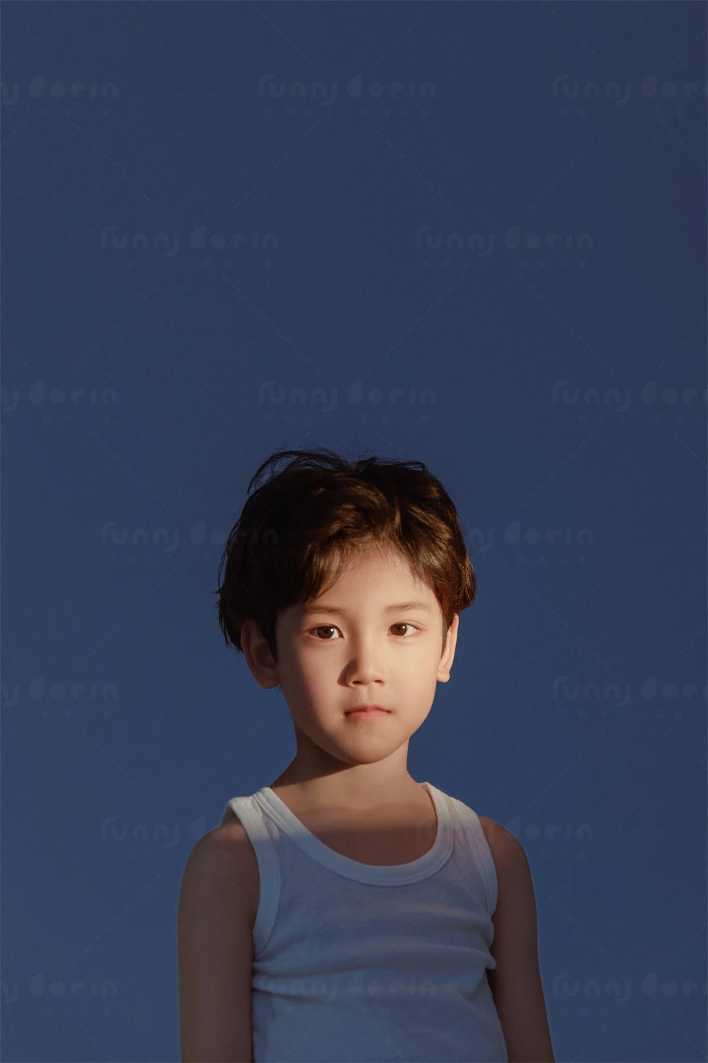 芳妮豆丁儿童摄影 气质蓝调