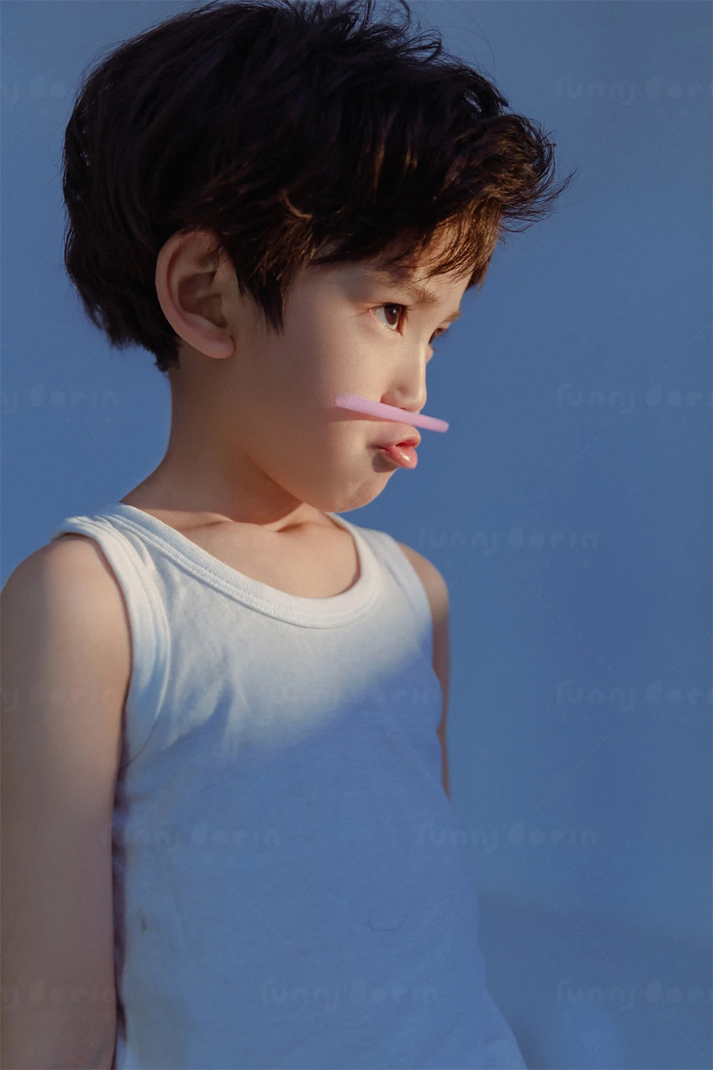 芳妮豆丁儿童摄影 气质蓝调