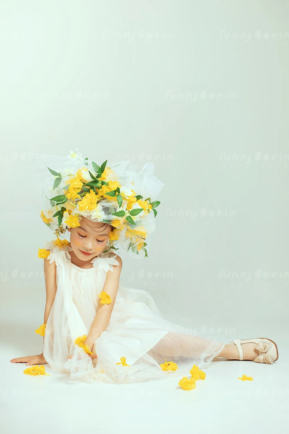 芳妮豆丁儿童摄影 花笺精灵