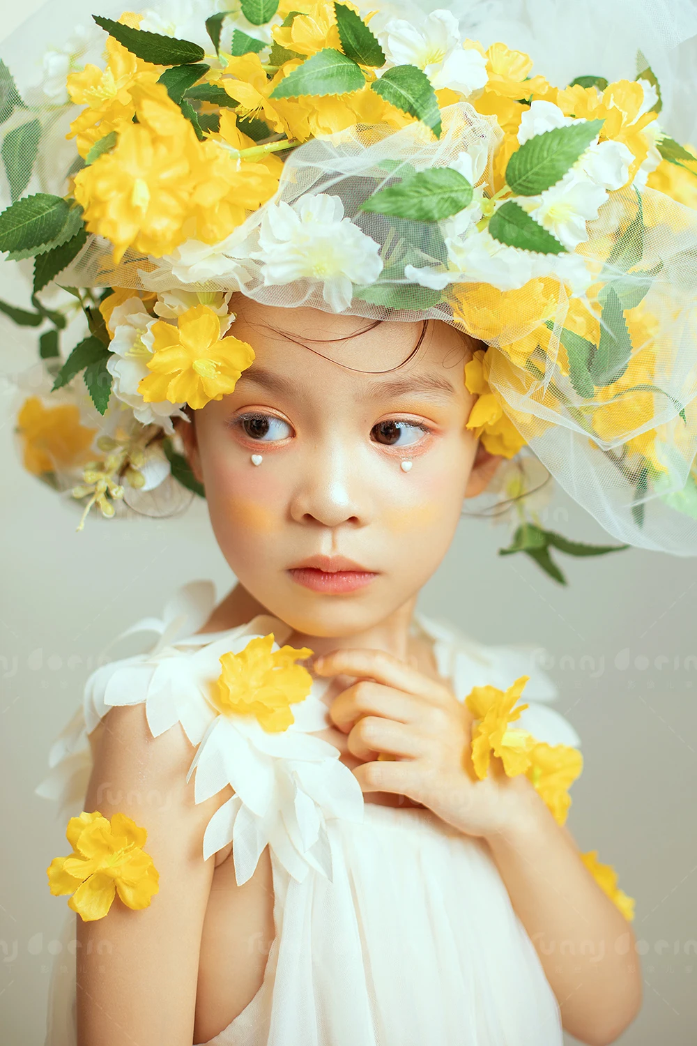 芳妮豆丁儿童摄影 花笺精灵