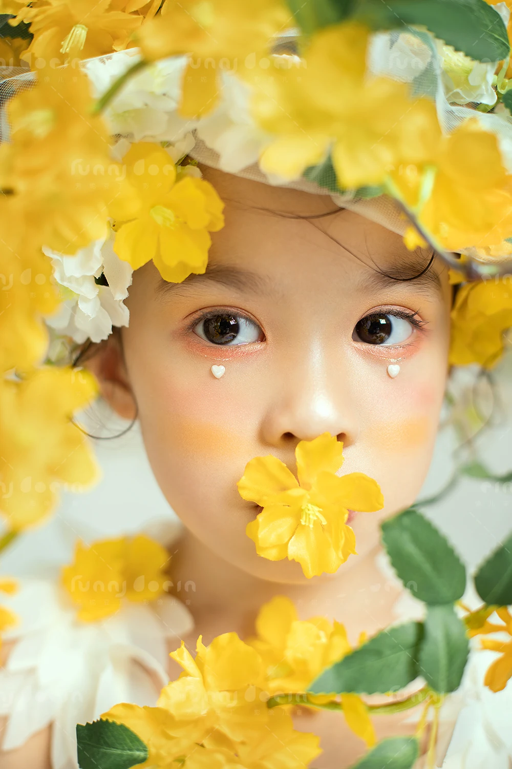 芳妮豆丁儿童摄影 花笺精灵