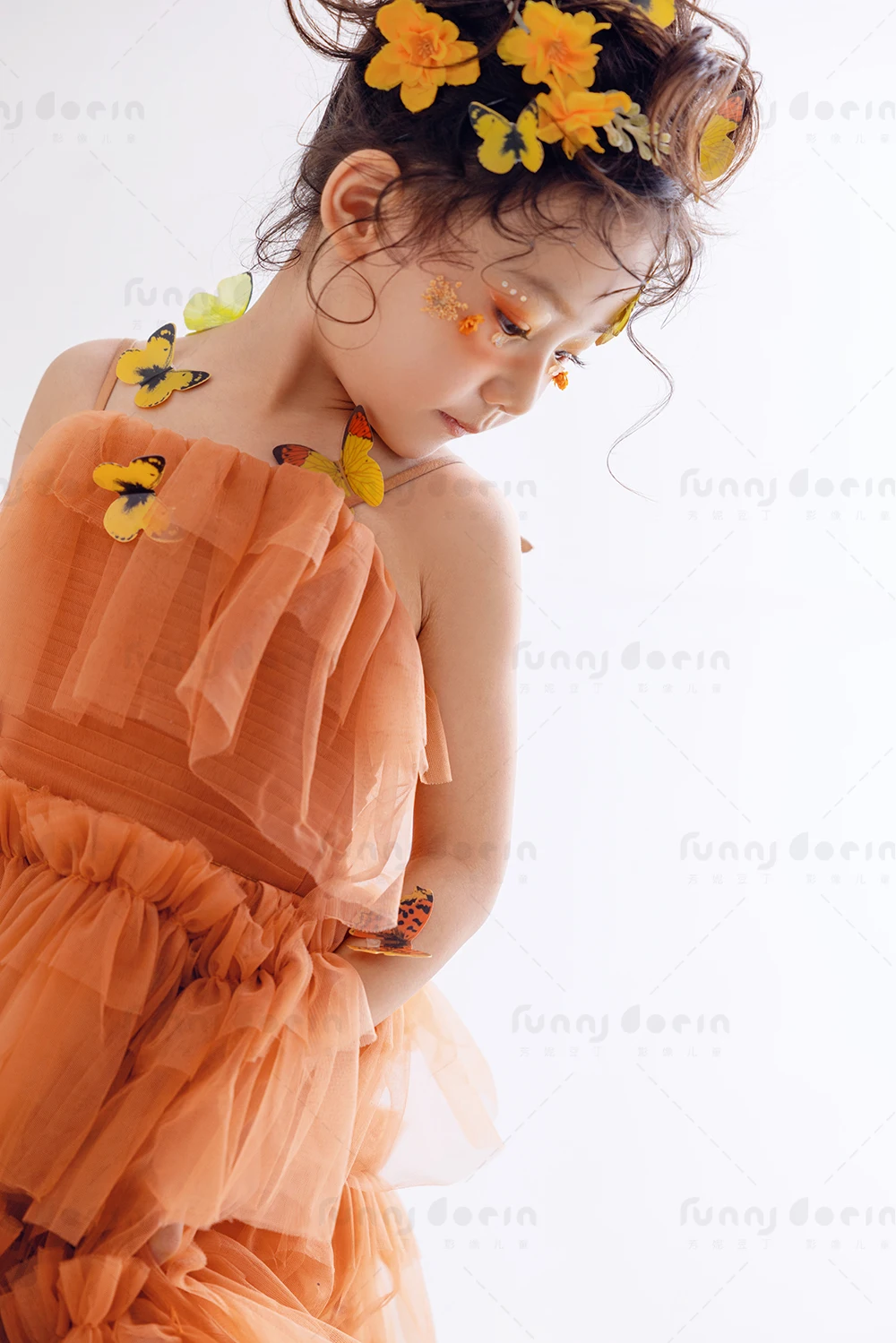 芳妮豆丁儿童摄影 蝶恋物语