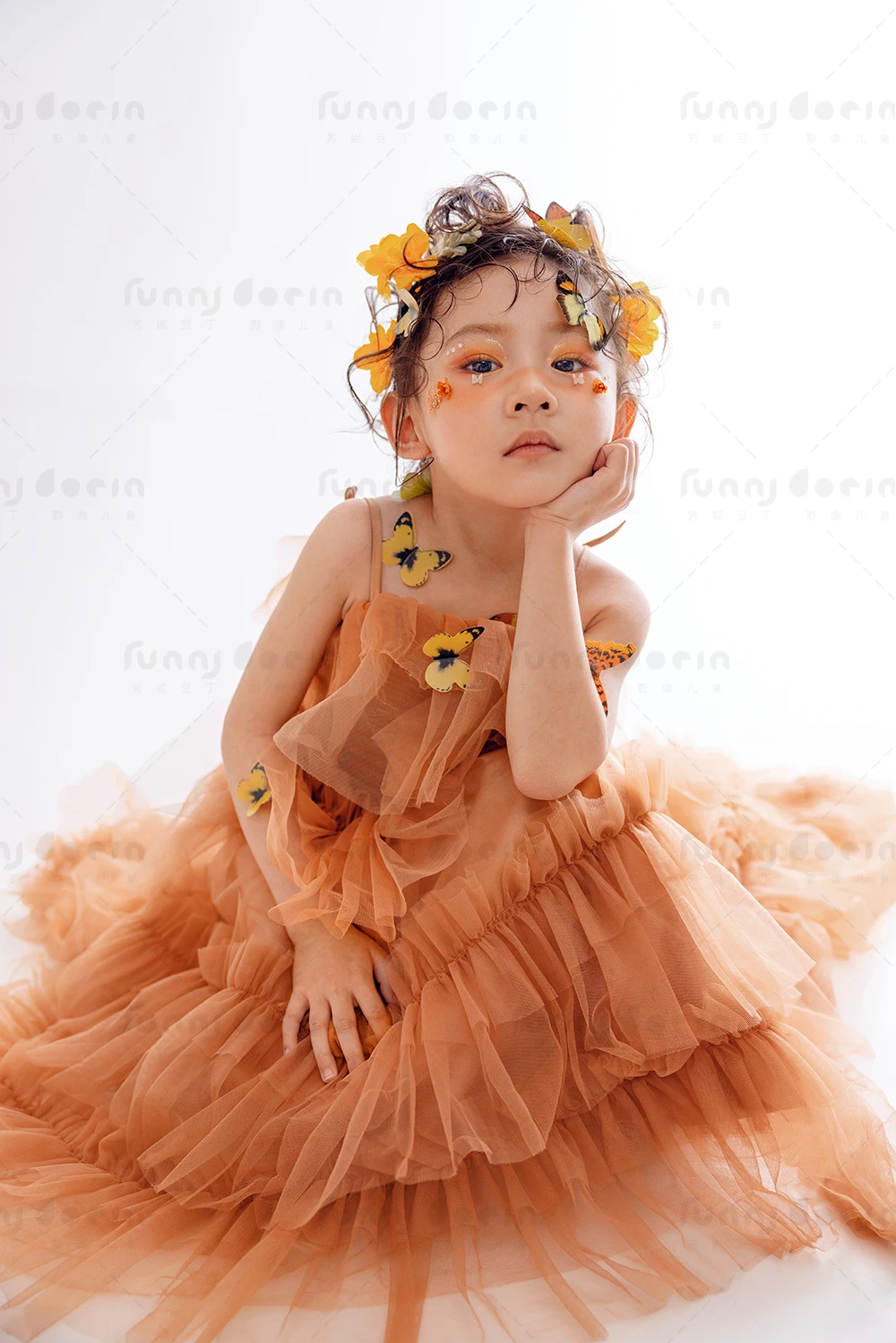 芳妮豆丁儿童摄影 蝶恋物语