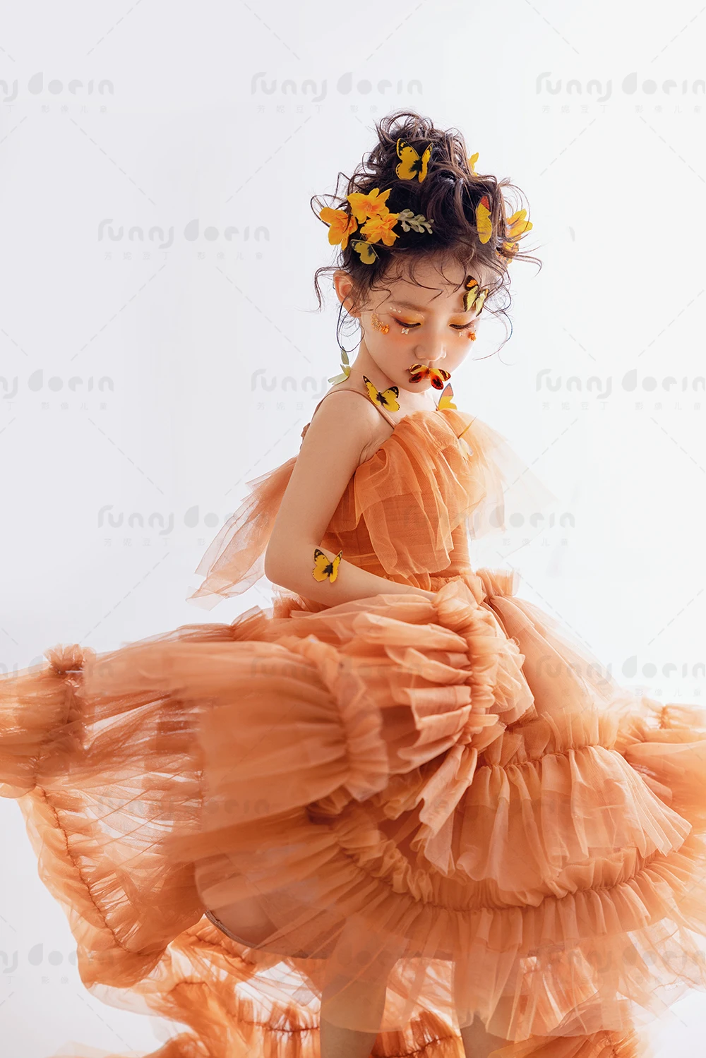 芳妮豆丁儿童摄影 蝶恋物语