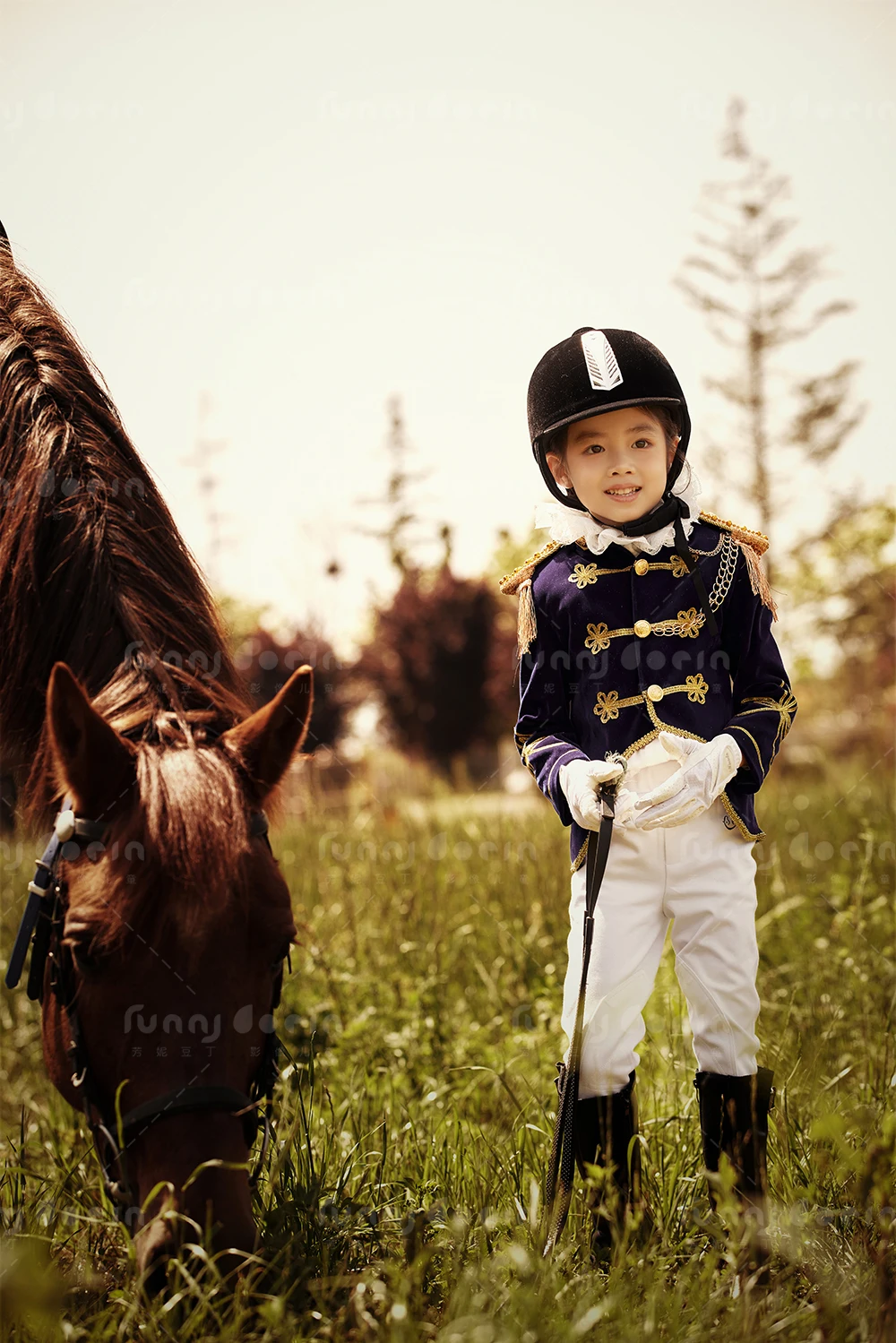 芳妮豆丁儿童摄影 优雅骑士