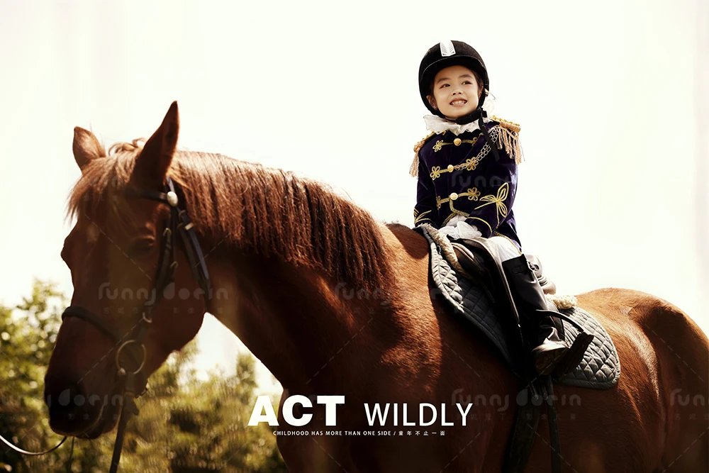 芳妮豆丁儿童摄影 优雅骑士