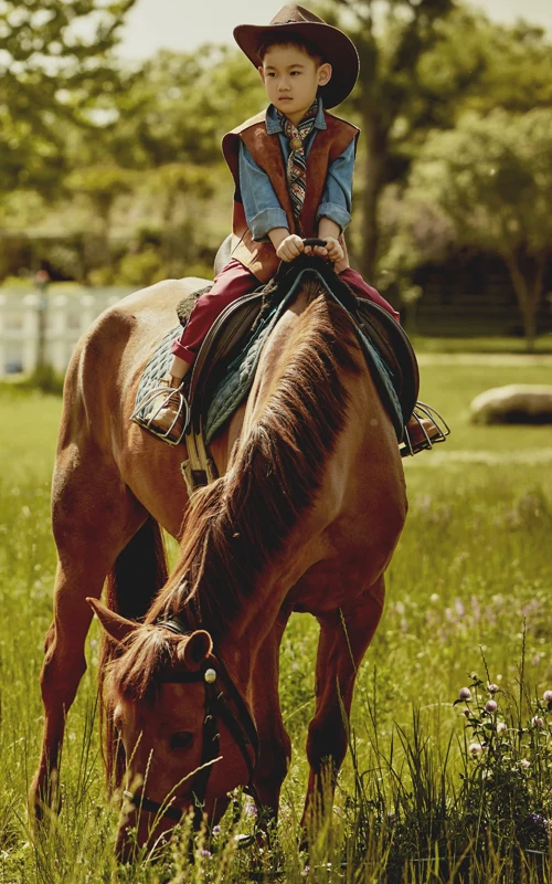 芳妮豆丁儿童摄影 西部牛仔