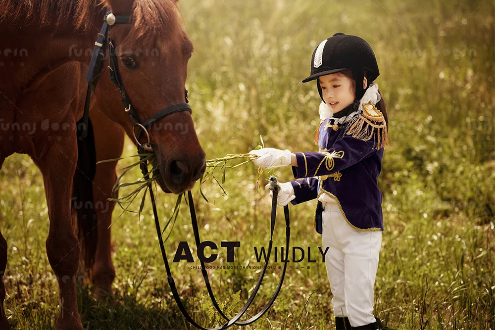 芳妮豆丁儿童摄影 优雅骑士