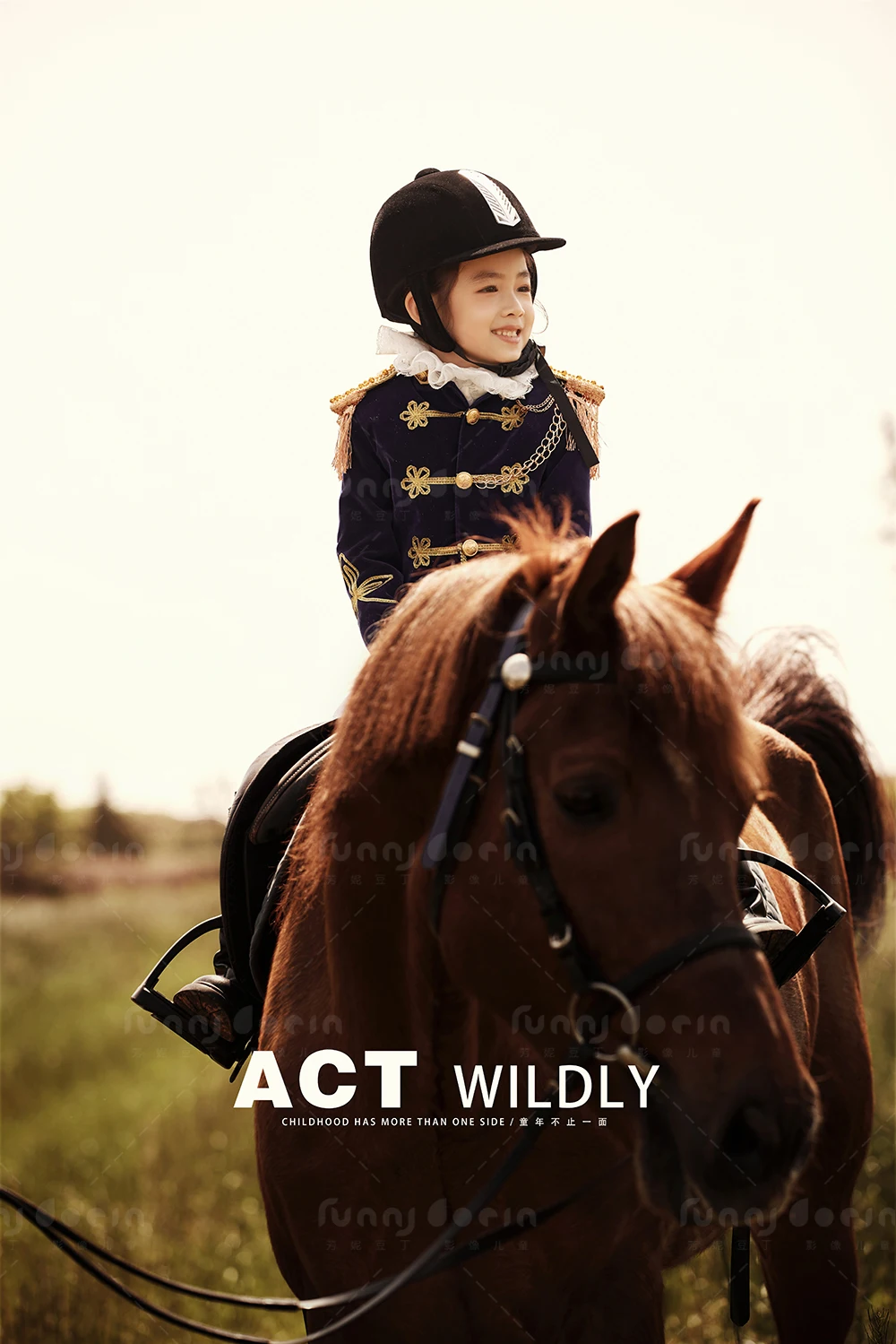 芳妮豆丁儿童摄影 优雅骑士