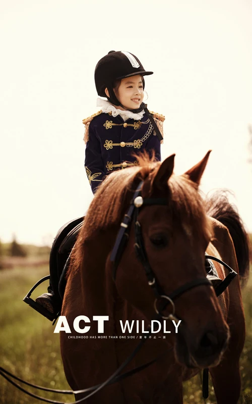 芳妮豆丁儿童摄影 优雅骑士