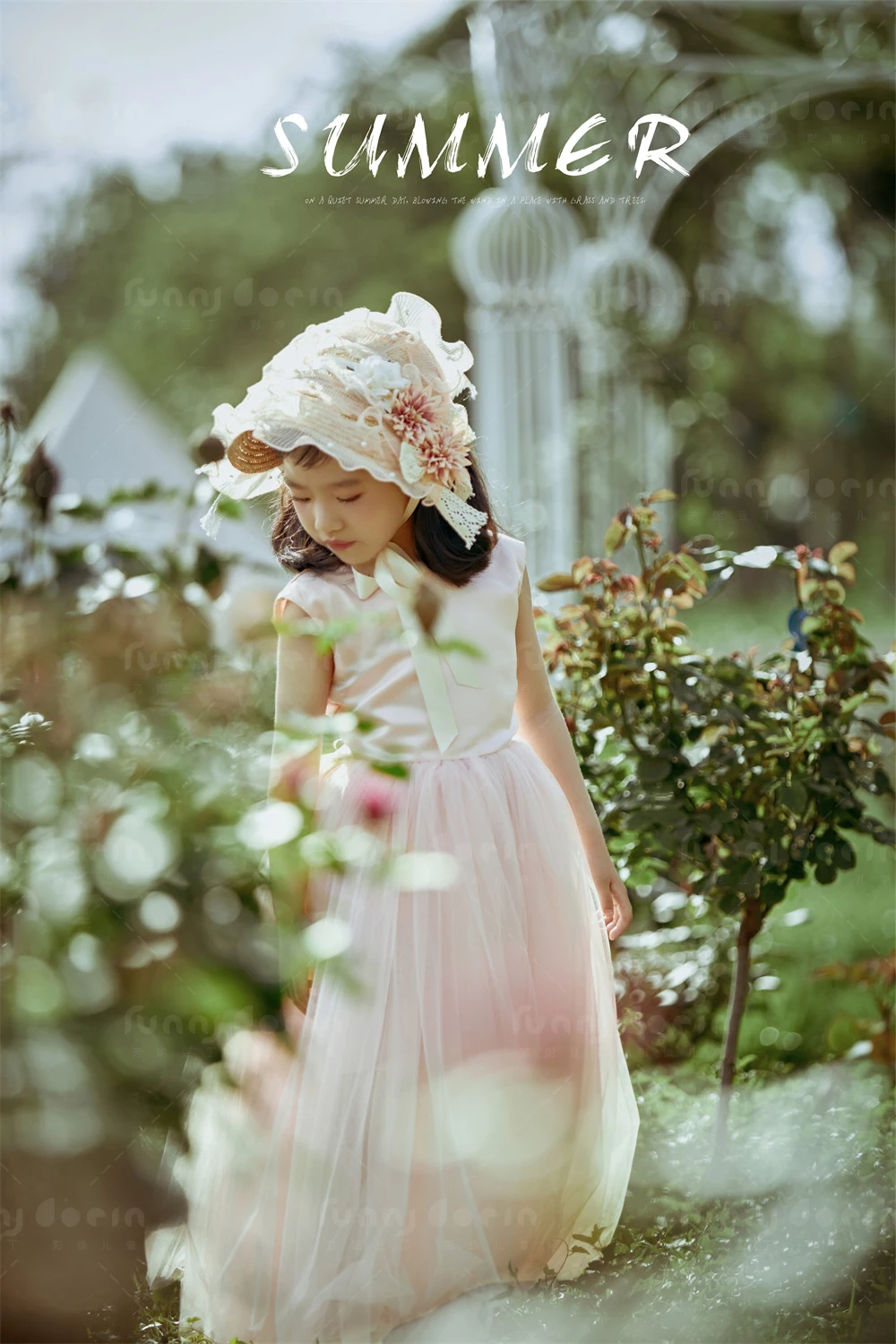 芳妮豆丁儿童摄影 莫奈花园