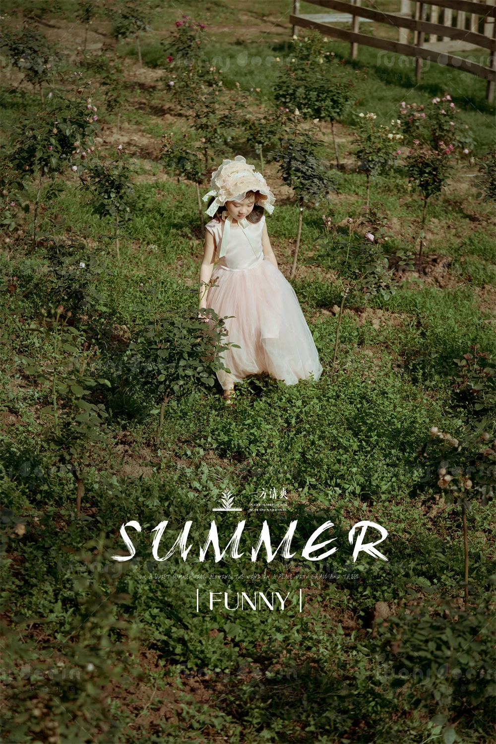 芳妮豆丁儿童摄影 莫奈花园