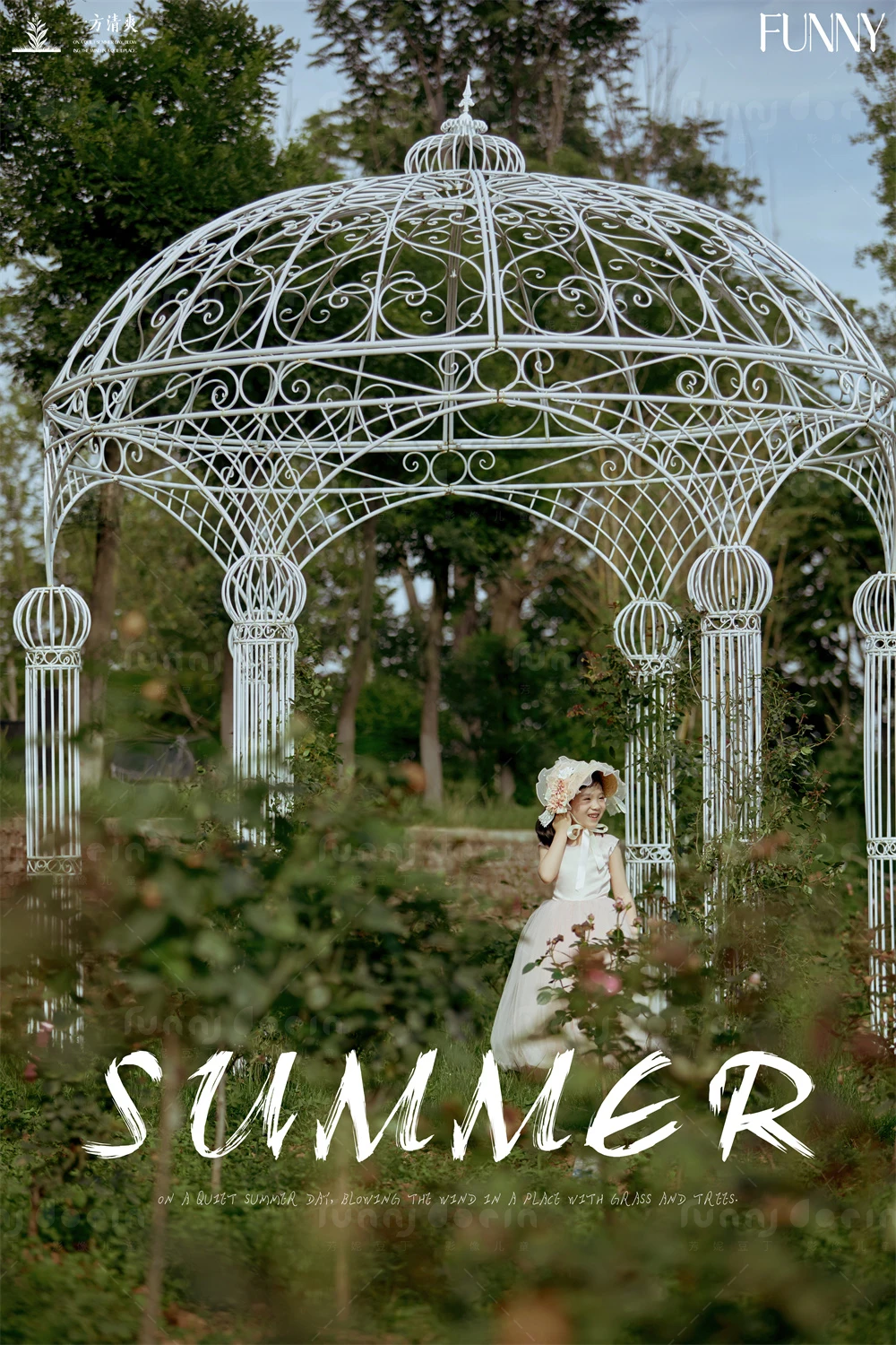 芳妮豆丁儿童摄影 莫奈花园