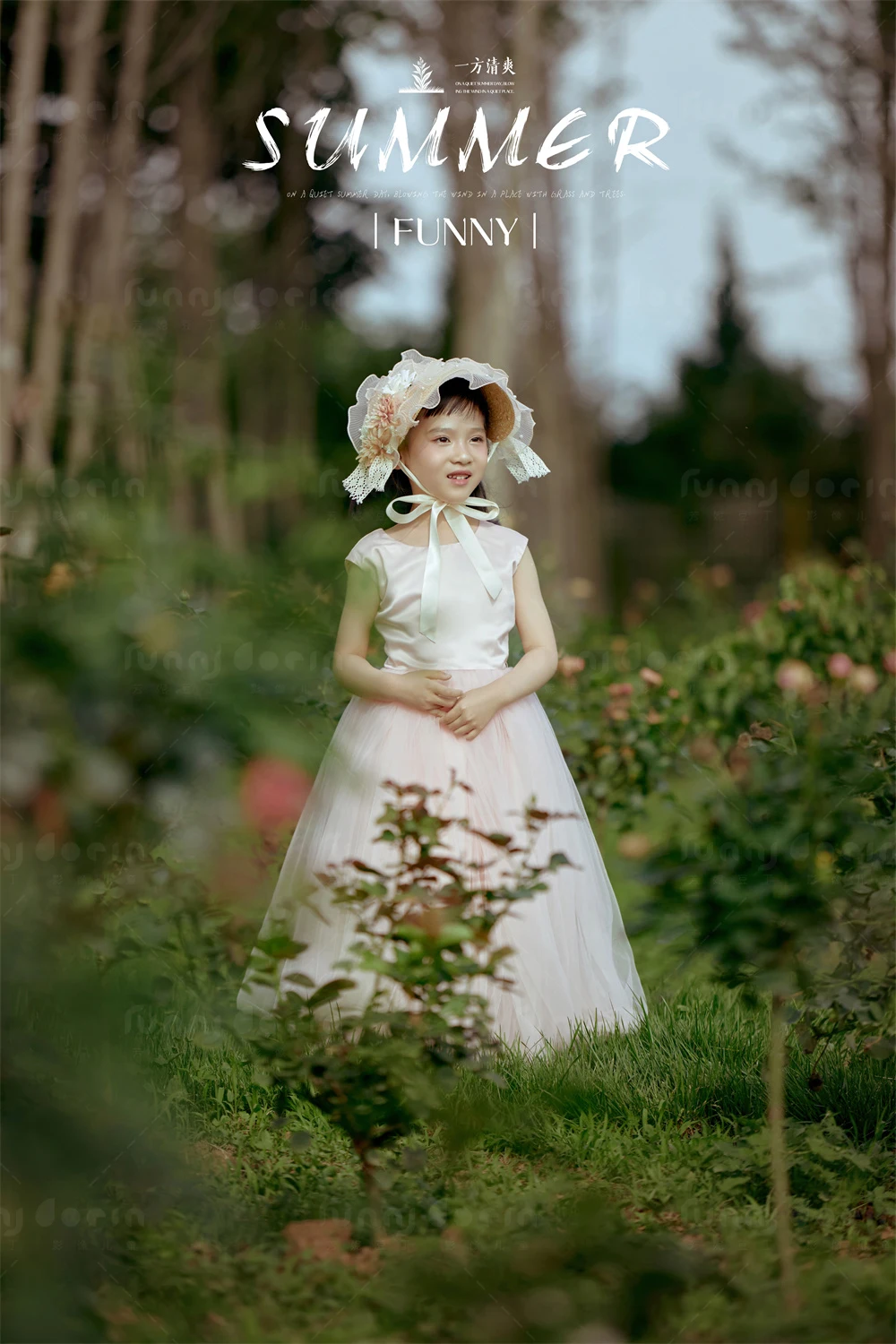 芳妮豆丁儿童摄影 莫奈花园